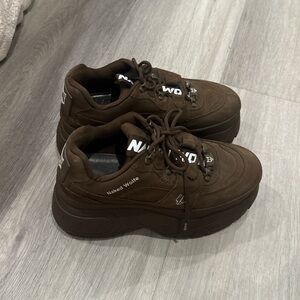 Naked Wolfe Dark Brown Sneakers